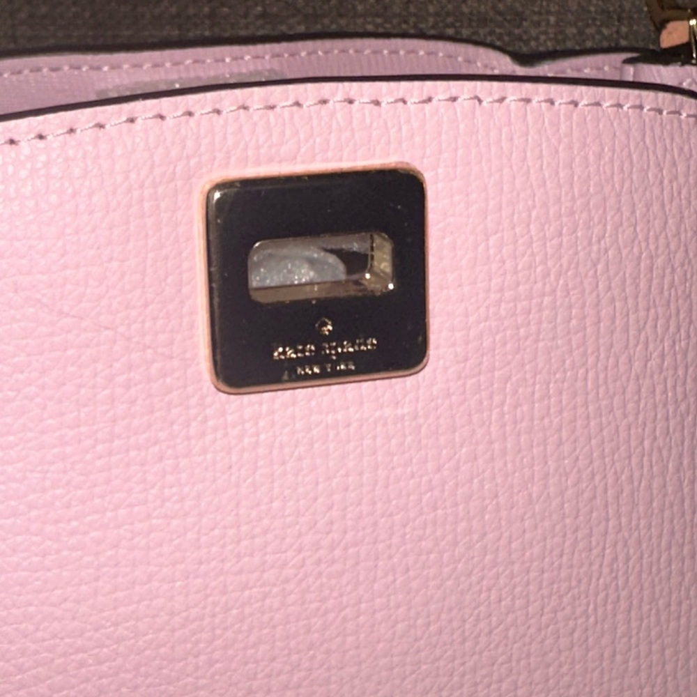 NWT! 🌸 Kate Spade Pink and White Satchel - Picture 7 of 9